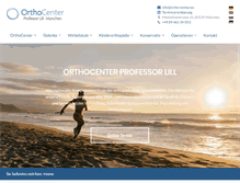 Tablet Screenshot of ortho-center.eu